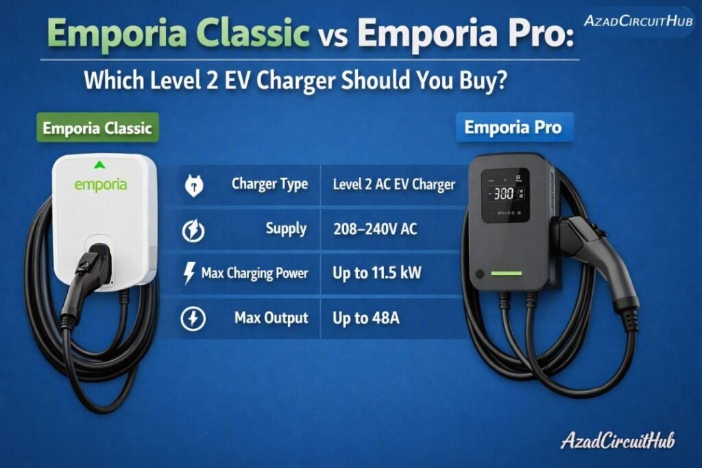 Emporia Classic vs Emporia Pro Which Level 2 EV Charger Should You Buy