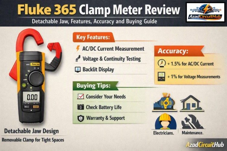 Fluke 365 Clamp Meter Review Detachable Jaw, Features, Accuracy and Buying Guide