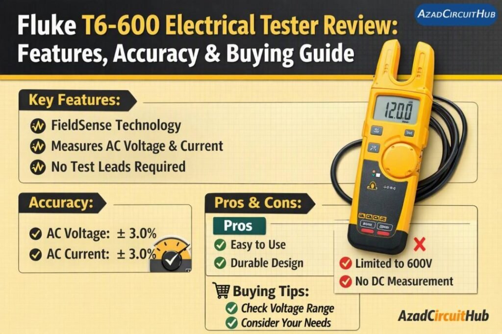 Fluke T6-600 Electrical Tester Review: Features, Accuracy & Buying Guide 1 Fluke T6-600 Electrical Tester Review Features, Accuracy & Buying Guide