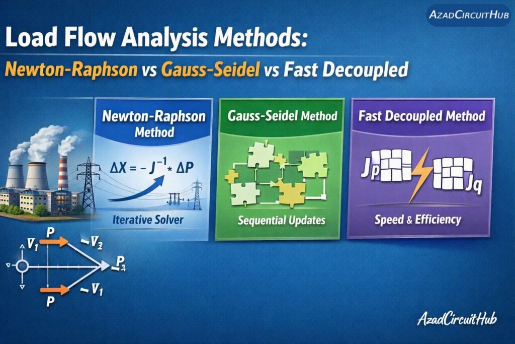 Load Flow Analysis Methods: Newton-Raphson vs Gauss-Seidel vs Fast Decoupled 1 Load Flow Analysis Methods Newton-Raphson vs Gauss-Seidel vs Fast Decoupled