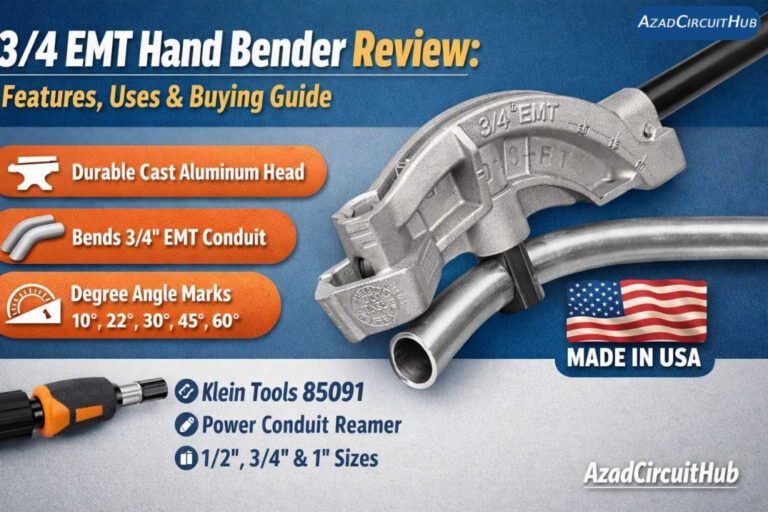 3/4 EMT Hand Bender Review Features, Uses & Buying Guide