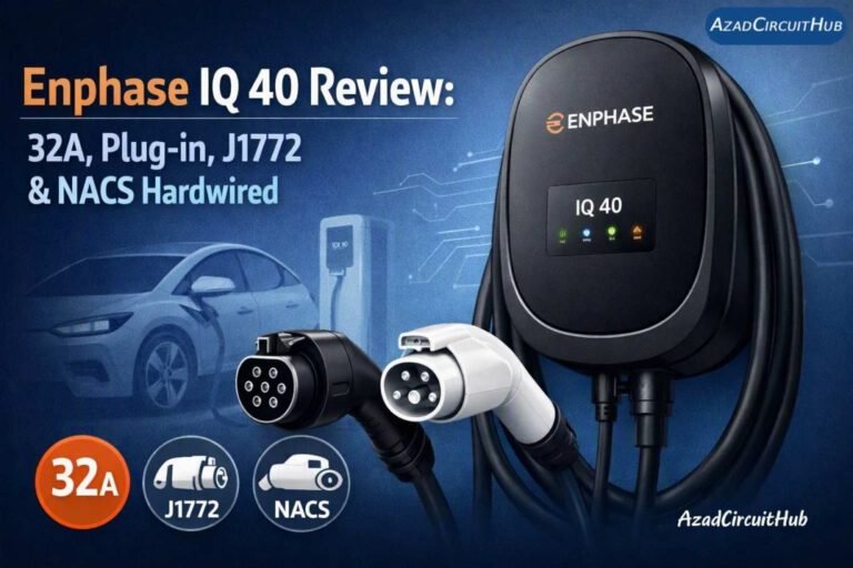 Enphase IQ 40 Review 32A, Plug-in, J1772 & NACS Hardwired