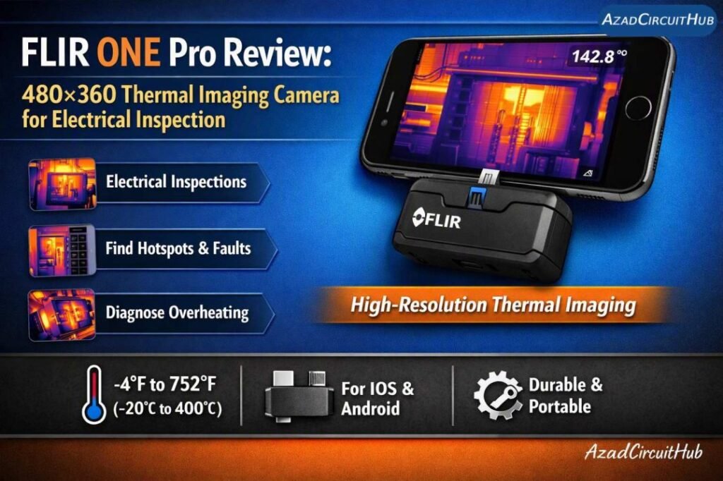 FLIR ONE Pro Review 480×360 Thermal Imaging Camera for Electrical Inspection