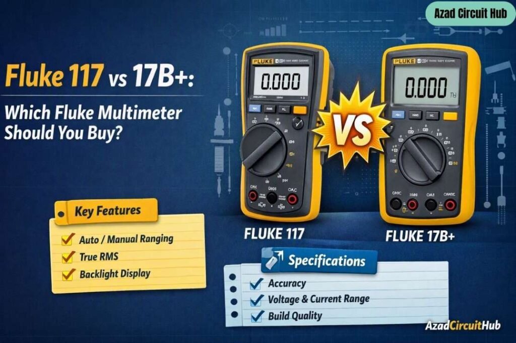 Fluke 117 vs 17B+ Which Fluke Multimeter Should You Buy Features & Comparison