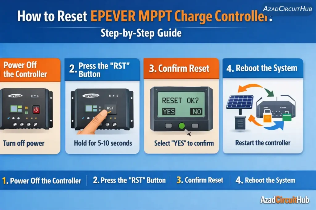 How to Reset EPEVER MPPT Charge Controller: Step-by-Step Guide 1 How to Reset EPEVER MPPT Charge Controller Step-by-Step Guide