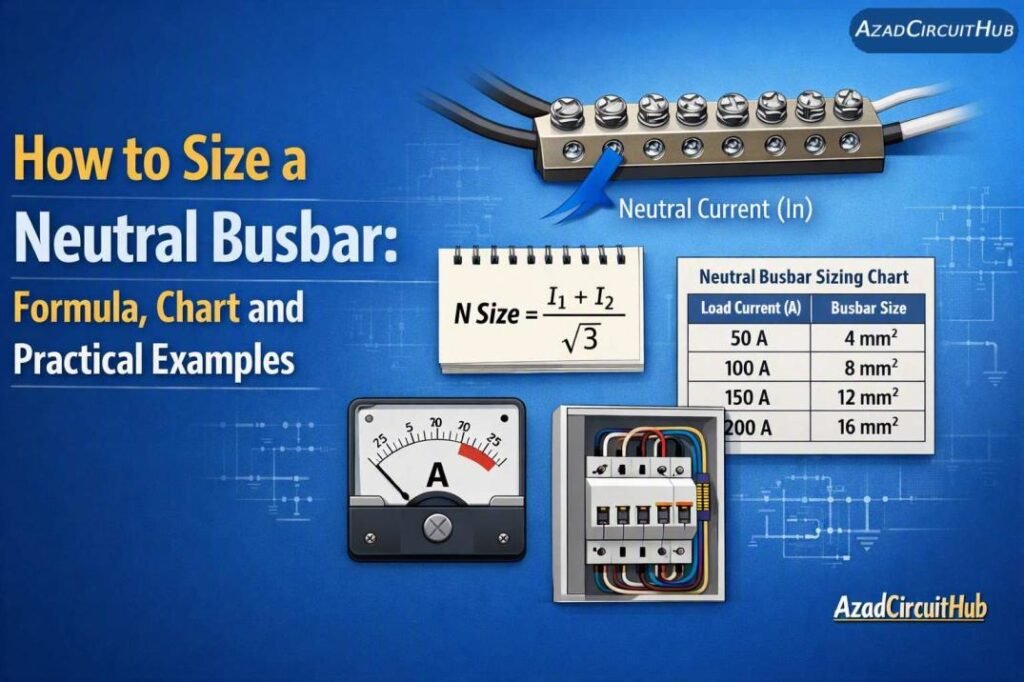 How to Size a Neutral Busbar Formula, Chart and Practical Examples