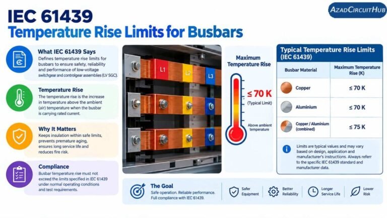 IEC 61439 Temperature Rise Limits for Busbars
