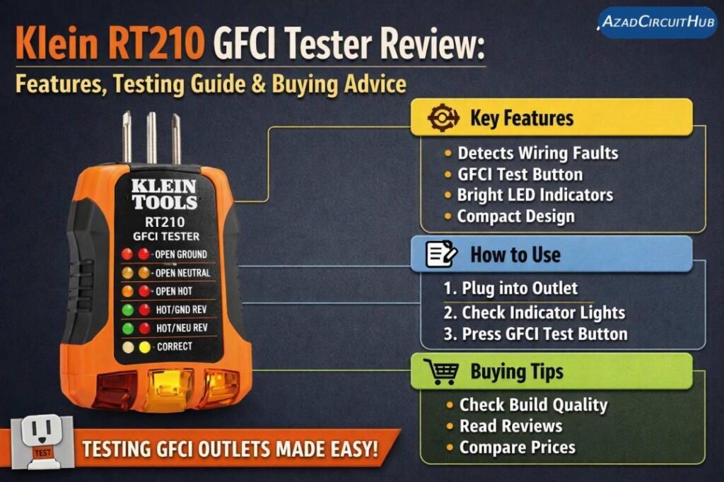 Klein RT210 GFCI Tester Review Features, Testing Guide & Buying Advice