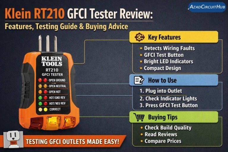 Klein RT210 GFCI Tester Review Features, Testing Guide & Buying Advice