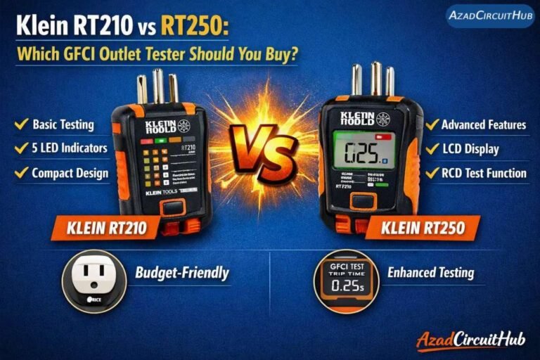 Klein RT210 vs RT250 Which GFCI Outlet Tester Should You Buy