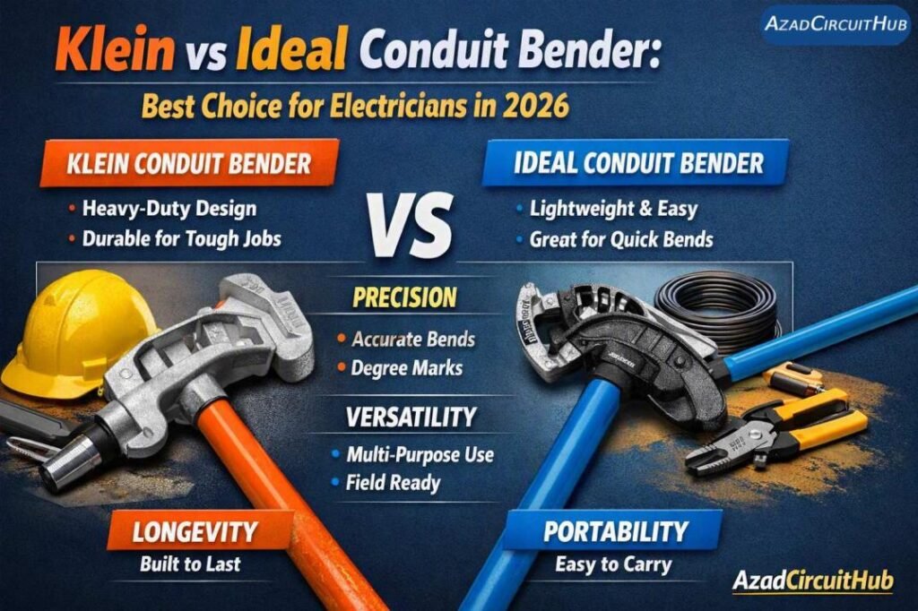 Klein vs Ideal Conduit Bender: Best Choice for Electricians in 2026 3 Klein vs Ideal Conduit Bender Best Choice for Electricians in 2026