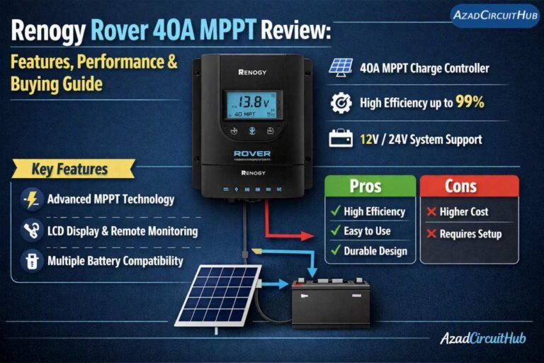 Renogy Rover 40A MPPT Review Features, Performance & Buying Guide
