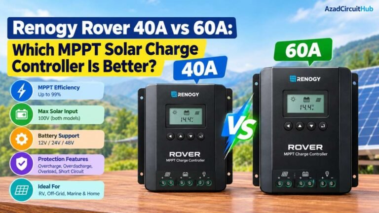Renogy Rover 40A vs 60A Which MPPT Solar Charge Controller Is Better