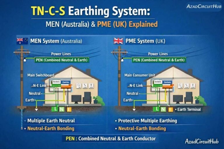 TN-C-S Earthing System: MEN (Australia) & PME (UK) Explained 1 TN-C-S Earthing System MEN (Australia) & PME (UK) Explained