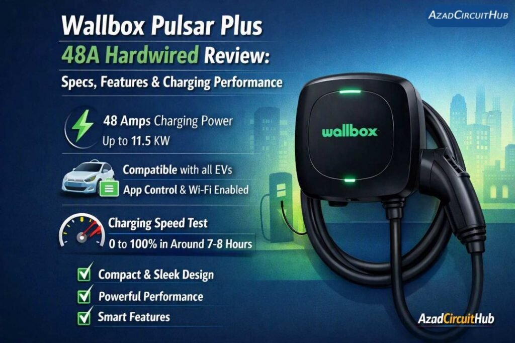 Wallbox Pulsar Plus 48A Hardwired Review Specs, Features & Charging Performance