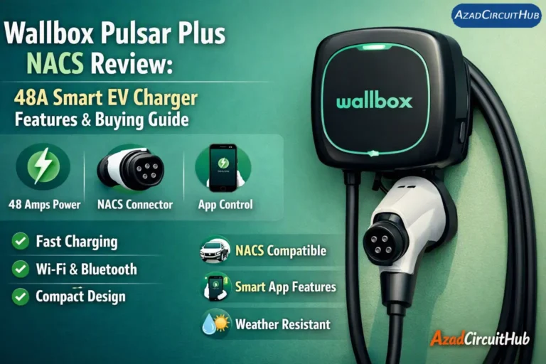 Wallbox Pulsar Plus NACS Review 48A Smart EV Charger Features & Buying Guide