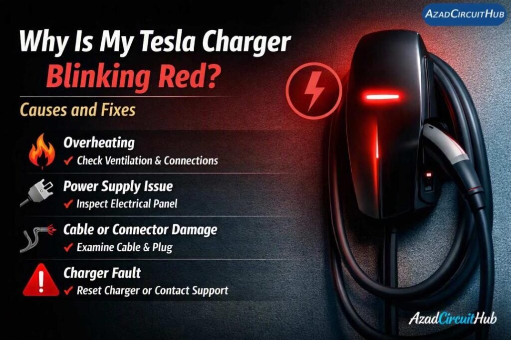 Why Is My Tesla Charger Blinking Red Causes and Fixes