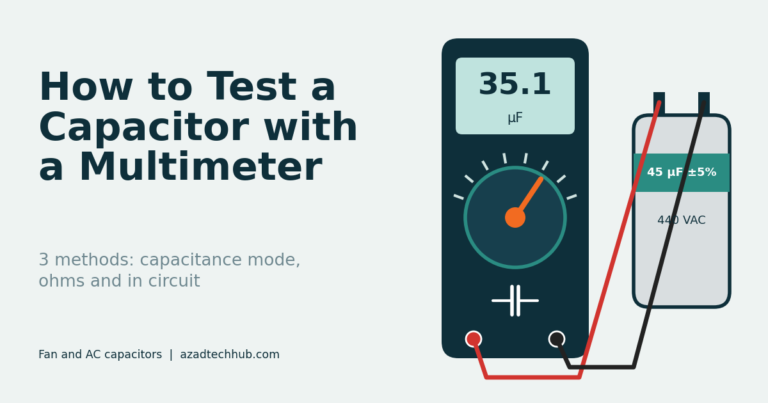 How to Test a Capacitor with a Multimeter (3 Easy Methods) 1 How to Test a Capacitor with a Multimeter (3 Easy Methods)